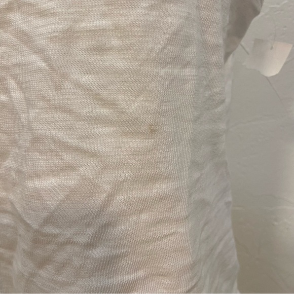 FAHERTY WHITE ORGANIC COTTON SUNWASHED SLUB MUSCLE SUSTAINABLE TANK TOP - Picture 6 of 15